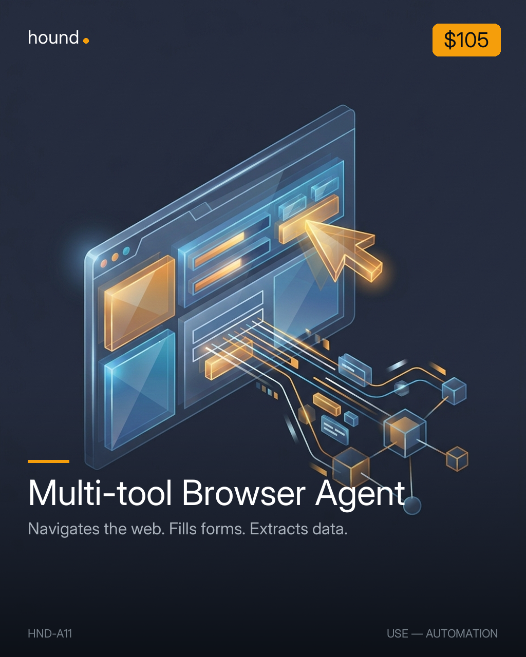 Multi-tool Browser Agent — hero