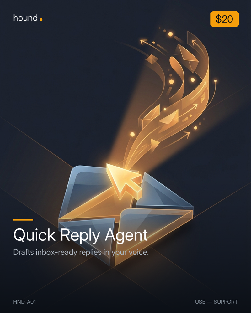 Quick Reply Agent — hero