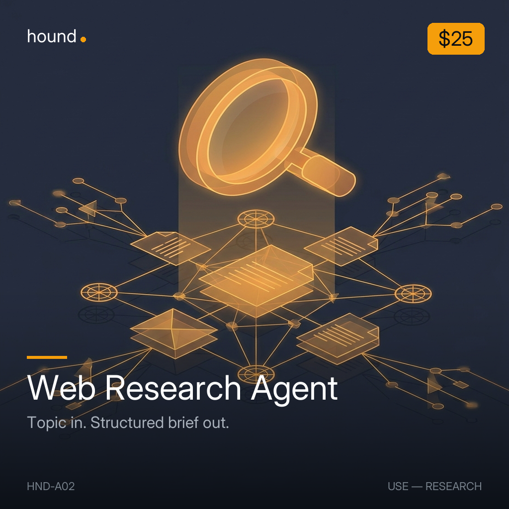 Web Research Agent — alt